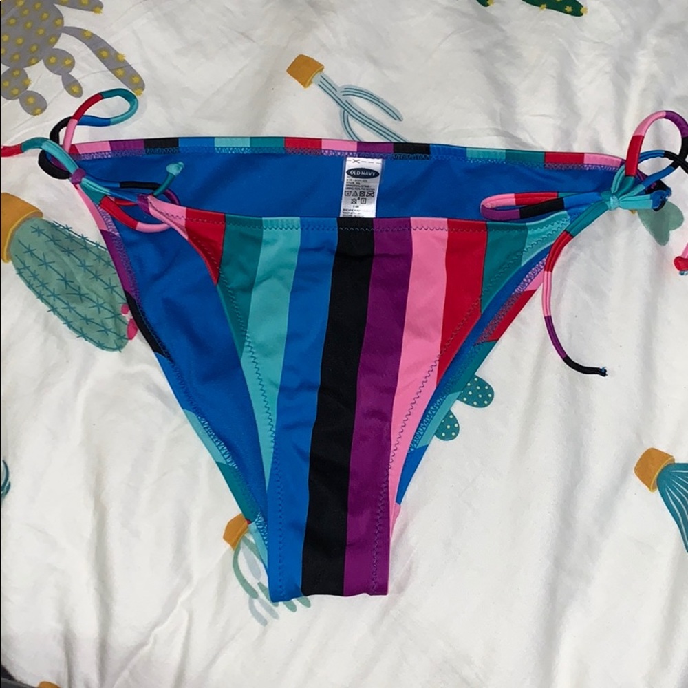 Striped Bikini Bottoms